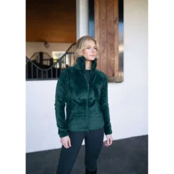 Equestrian Stockholm Fleecejack Velvet Sycamore Green