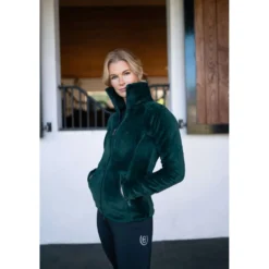 Equestrian Stockholm Fleecejack Velvet Sycamore Green