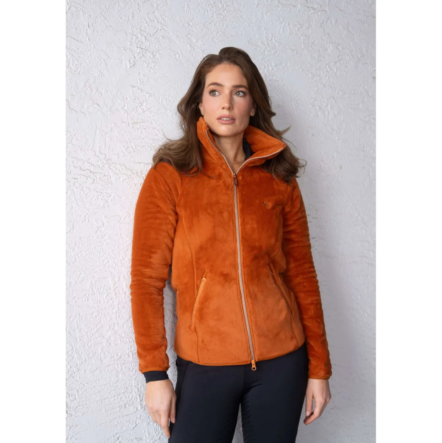 Equestrian Stockholm Fleecejack Velvet Chestnut