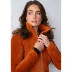 Equestrian Stockholm Fleecejack Velvet Chestnut