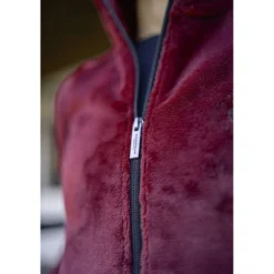 Equestrian Stockholm Fleecejack Velvet Merlot
