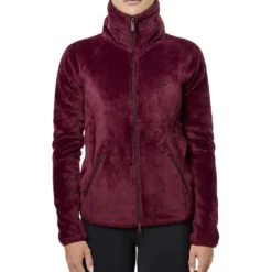 Equestrian Stockholm Fleecejack Velvet Merlot