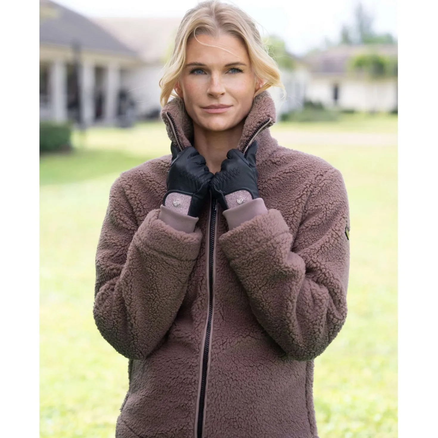 Equestrian Stockholm Fleecejack Teddy Blush