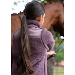 Equestrian Stockholm Fleecejack Teddy Young Rider Blush
