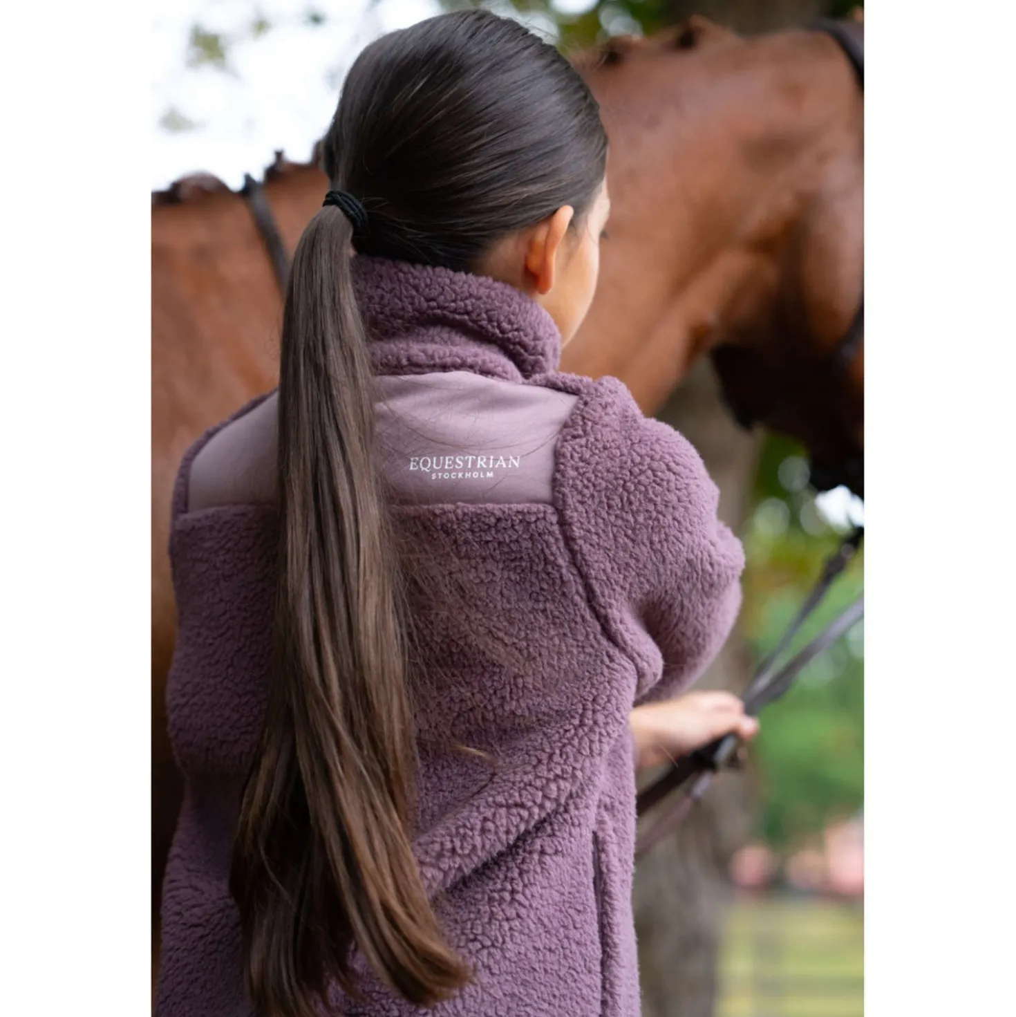 Equestrian Stockholm Fleecejack Teddy Young Rider Blush