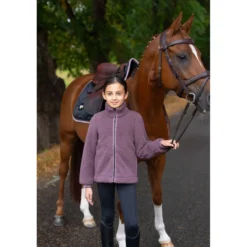 Equestrian Stockholm Fleecejack Teddy Young Rider Blush