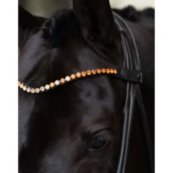 Equestrian Stockholm Frontriem Faded 8mm Chestnut