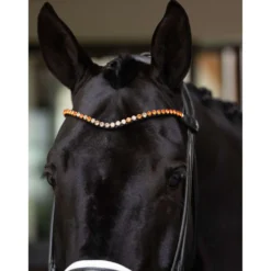 Equestrian Stockholm Frontriem Faded 8mm Chestnut