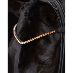 Equestrian Stockholm Frontriem Faded 8mm Chestnut
