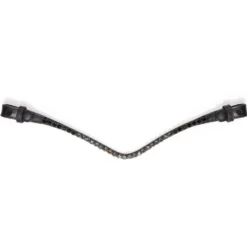 Equestrian Stockholm Frontriem Faded 8mm Zwart