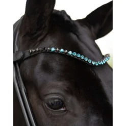 Equestrian Stockholm Frontriem Faded 8mm Blue Meadow