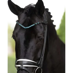 Equestrian Stockholm Frontriem Faded 8mm Blue Meadow