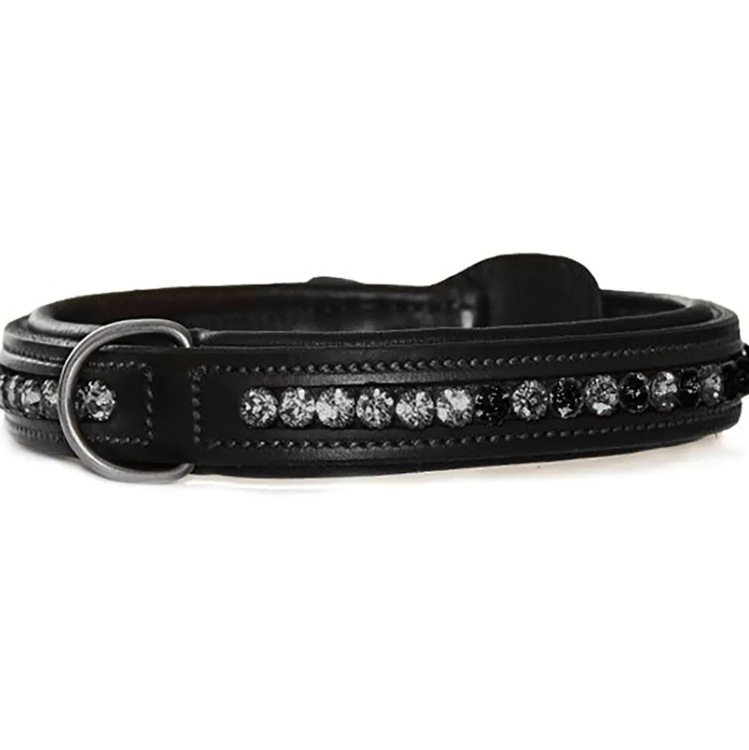 Equestrian Stockholm Halsband Faded Zwart