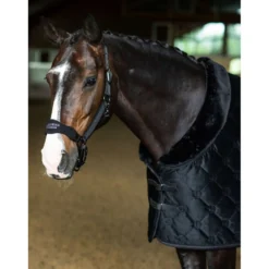 Equestrian Stockholm Halster Anatomic Fleece Zwart