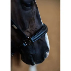 Equestrian Stockholm Halster Glimmer Anatomic Leather Zwart