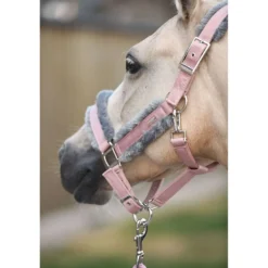 Equestrian Stockholm Halster & Touw Fur Roze