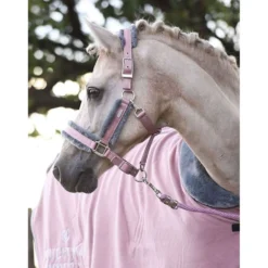 Equestrian Stockholm Halster & Touw Fur Roze