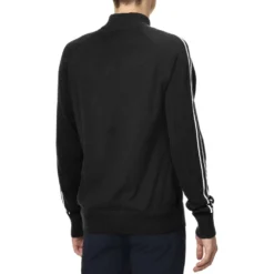 Equestrian Stockholm Knitted Zip Top Heren Zwart