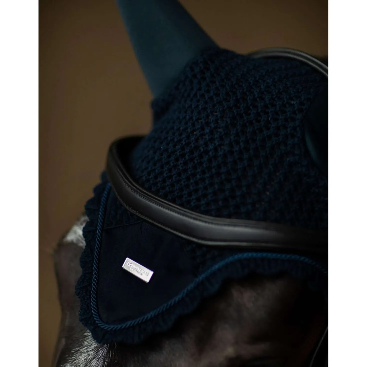Equestrian Stockholm Oornetje Soundless Navy/Zilver