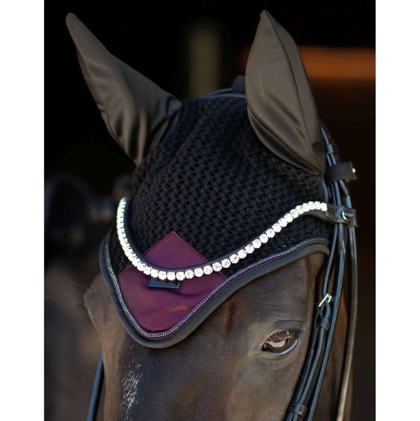 Equestrian Stockholm Oornetje Modern Purple Night