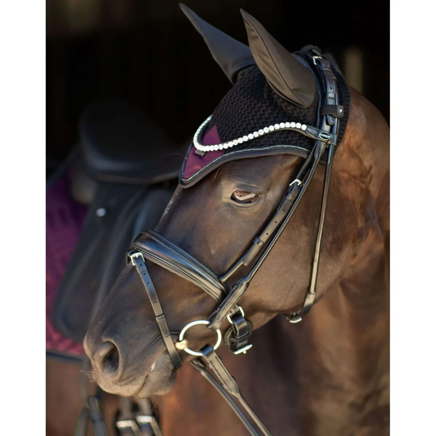 Equestrian Stockholm Oornetje Modern Purple Night