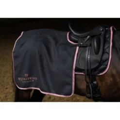 Equestrian Stockholm Quarter Sheet Heavy Fleece Zwart/Blush