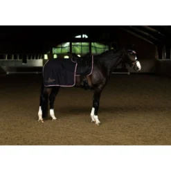Equestrian Stockholm Quarter Sheet Heavy Fleece Zwart/Blush