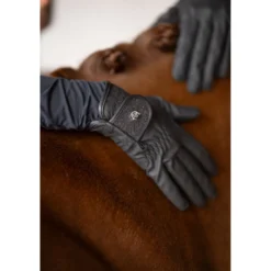 Equestrian Stockholm Rijhandschoenen Motion All Black Glimmer