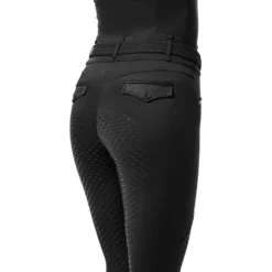 Equestrian Stockholm Rijlegging Premium Full Grip Black Glimmer