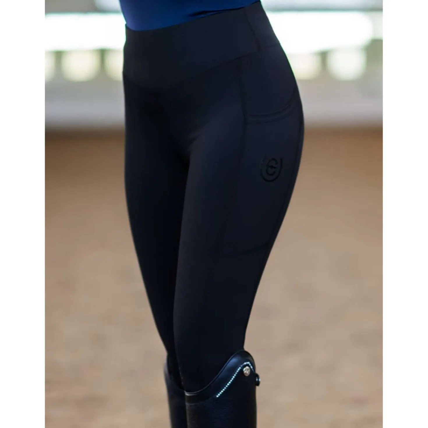Equestrian Stockholm Rijlegging Movement Full Grip All Black