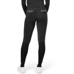Equestrian Stockholm Rijlegging Premium Full Grip Black & Pink Glimmer