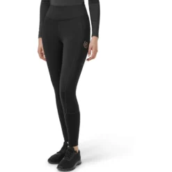 Equestrian Stockholm Rijlegging Movement Full Grip Zwart/Blush