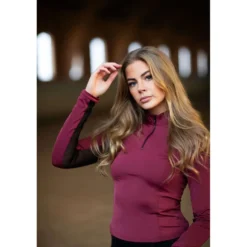 Equestrian Stockholm Shirt Air Breeze Sun Bordeaux