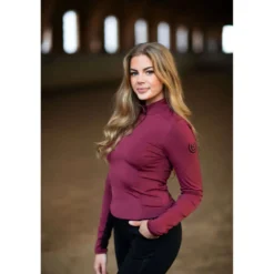 Equestrian Stockholm Shirt Air Breeze Sun Bordeaux