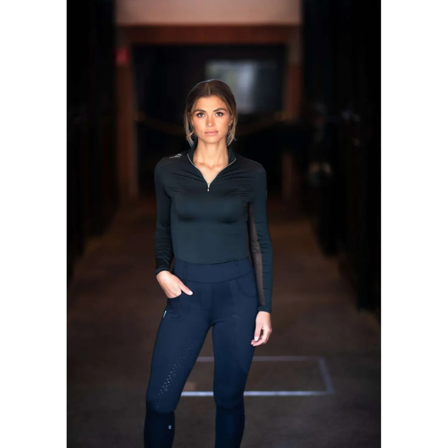 Equestrian Stockholm Shirt Air Breeze Sun Black Edition