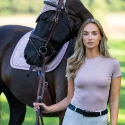 Equestrian Stockholm Shirt Dynamic Short Sleeve Midsummer Blush