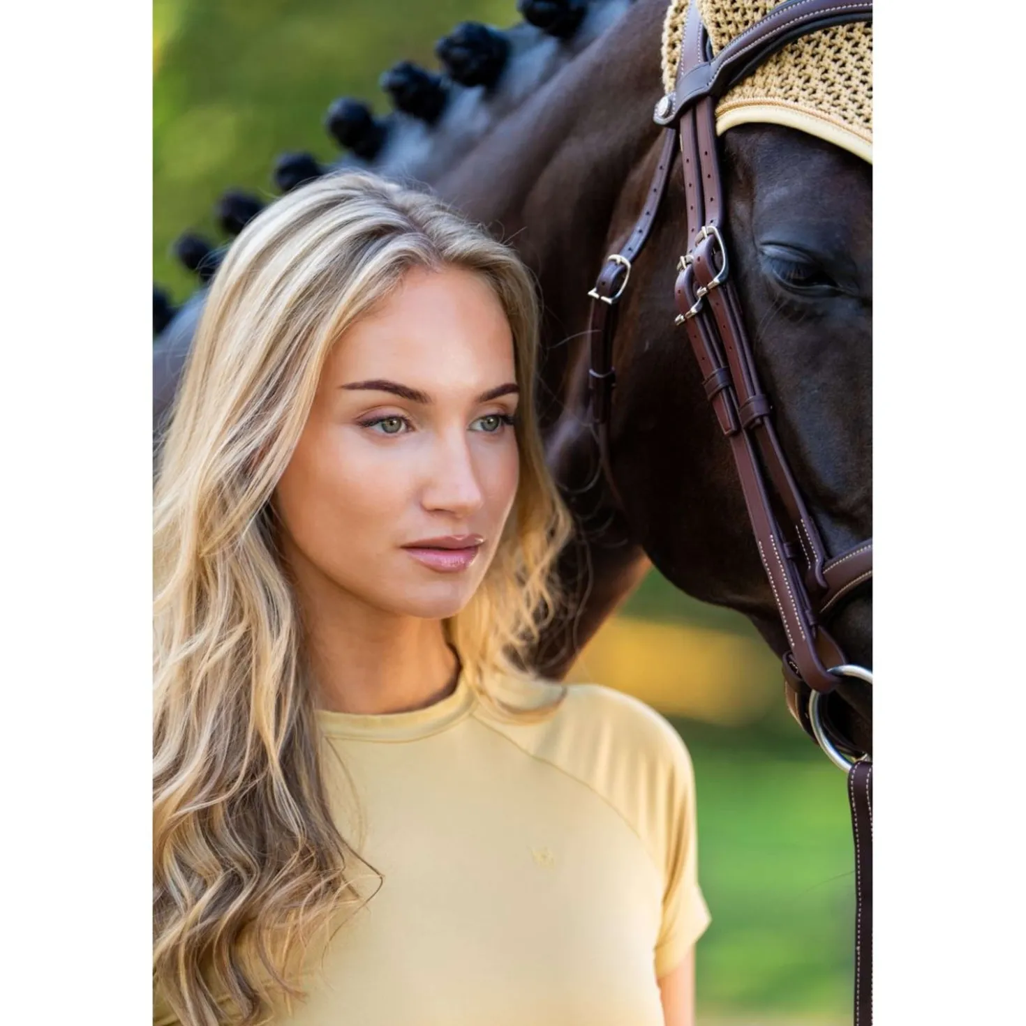 Equestrian Stockholm Shirt Dynamic Short Sleeve Midsummer Glow