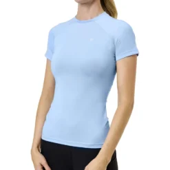 Equestrian Stockholm Shirt Dynamic Short Sleeve Midsummer Blue