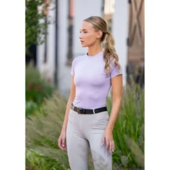 Equestrian Stockholm Shirt Dynamic Short Sleeve Lavender