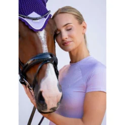 Equestrian Stockholm Shirt Dynamic Short Sleeve Lavender
