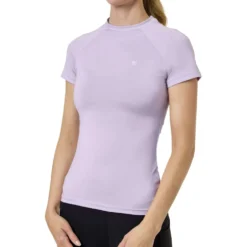 Equestrian Stockholm Shirt Dynamic Short Sleeve Lavender