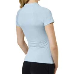 Equestrian Stockholm Shirt Dynamic Short Sleeve Ice Blue