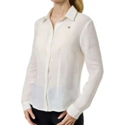 Equestrian Stockholm Shirt Linen Wit