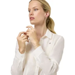 Equestrian Stockholm Shirt Linen Wit