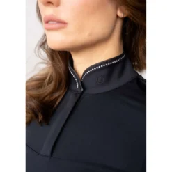 Equestrian Stockholm Shirt Revenew Black Glimmer