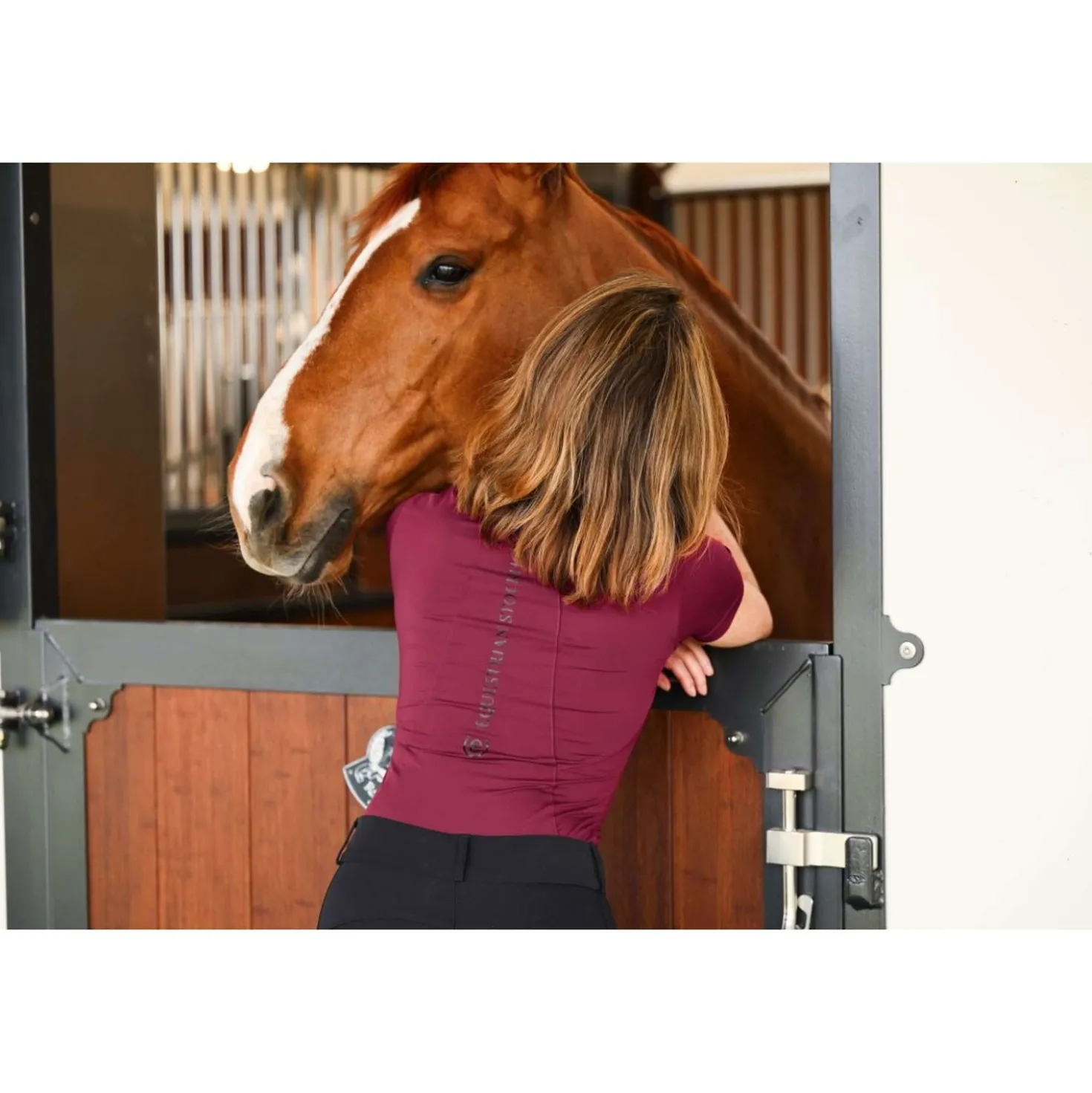 Equestrian Stockholm Shirt UV Protection Bordeaux