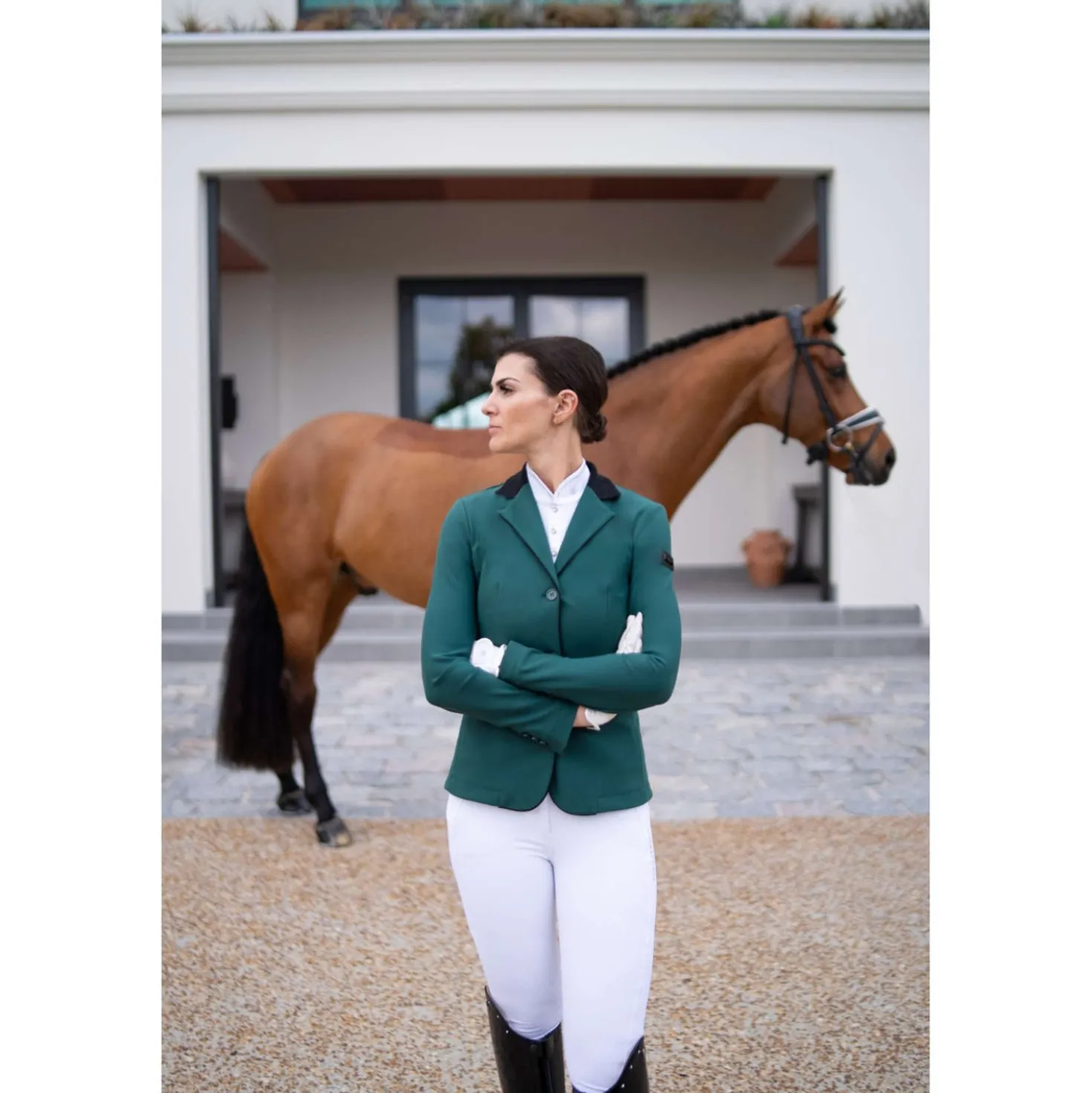 Equestrian Stockholm Wedstrijdjasje Classic Sycamore Green