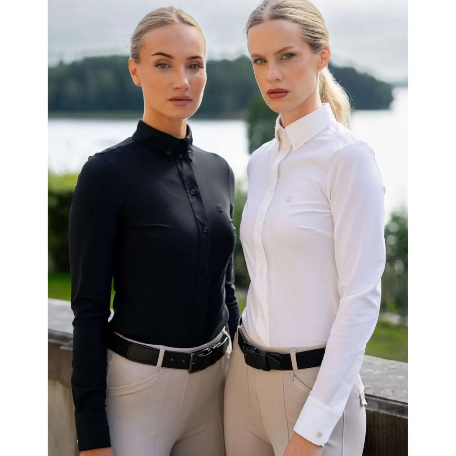 Equestrian Stockholm Wedstrijdshirt Performance Wit