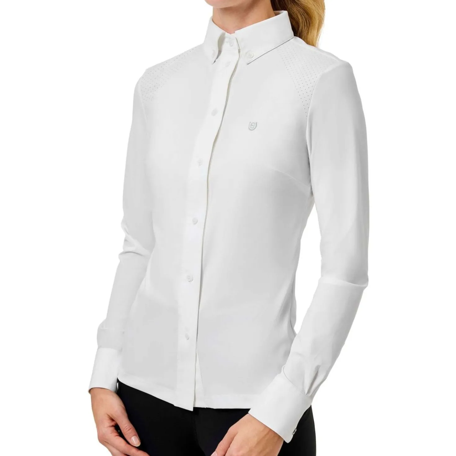 Equestrian Stockholm Wedstrijdshirt Performance Wit