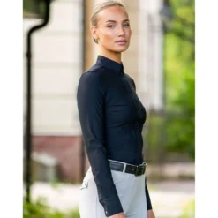 Equestrian Stockholm Wedstrijdshirt Performance Zwart